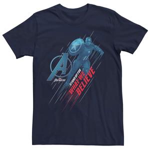Мужская футболка Marvel Avengers Captain America We Believe Licensed Character
