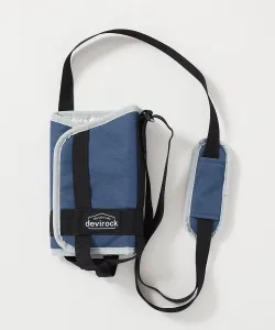 Регулируемая по размеру сумка-чехол для бутылки с водой, которая не будет натирать плечи. 25SS Devirock, цвет 002-Abyss Blue