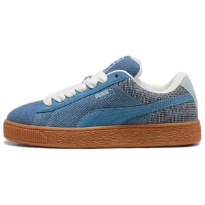 Кроссовки Puma Suede Skateboarding Shoes Unisex Low-top Blue, синий