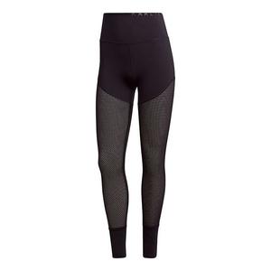 Брюки (WMNS) adidas Mesh Hw L Tight Gym Sports Training High Waist Leggings Black