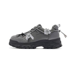 Женские повседневные туфли EBLAN серые (с флисовой подкладкой)