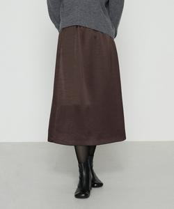 Винтажная юбка из двойного атласа Comme Ca, цвет 17: Brown
