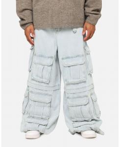 Мужские джинсы-карго Rave Multi Loiter, Light/Pastel Blue