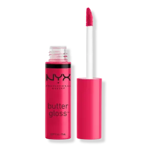 Нелипкий блеск для губ Butter Gloss NYX Professional Makeup, Summer Fruit (hot pink)