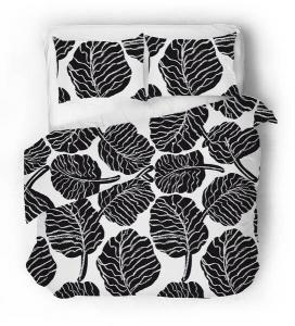 Сатиновое постельное белье giant leaves Sense Eight, серый