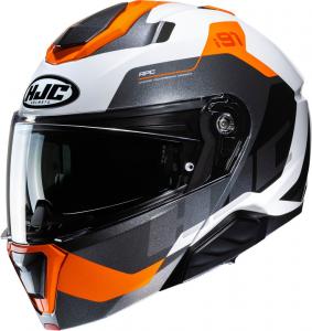 Шлем HJC i91 carst, Orange/Black/White