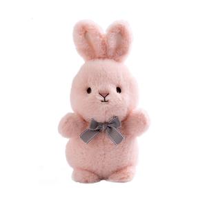 Плюшевая кукла Moon Ear Bunny высотой 23 см Doudou Beibei, розовый