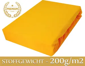 Простыня на резинке махровая простыня на резинке 180х200 см солнечно-желтая ПРЕМИУМ Timex-Pol