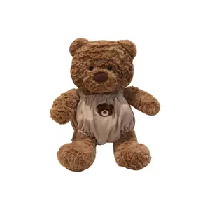 Милый ленивый медвежонок в одежде плюшевая кукла высота 38см Bitter purchase