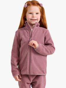 Детская флисовая куртка на молнии Lindex, Dusty Lilac