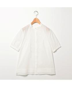 Блузка из хлопчатобумажной ткани с короткими рукавами