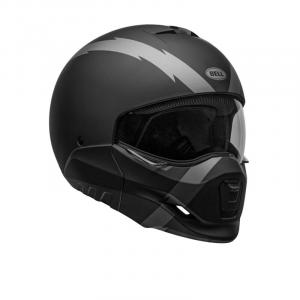 Сертифицированный ECEDOT шлем ABS для мотоцикла, поездок на работу и путешествий BELL, черный серый