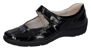 Балетки с ремешком WALDLГ„UFER, Black