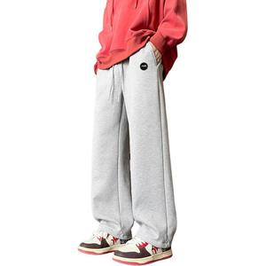 Повседневные брюки Unisex утепленные с флисовой подкладкой прямого кроя WARRIOR, серый (diy badge)