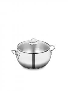 Кастрюля Korkmaz Tombik ø18 см - 2,5 литра - Подходит для всех плит, серебристого цвета Korkmaz, 18 см