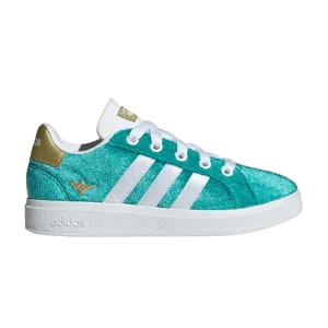 Кроссовки adidas Disney x Grand Court 2.0 K 'Jasmine', бирюзовый