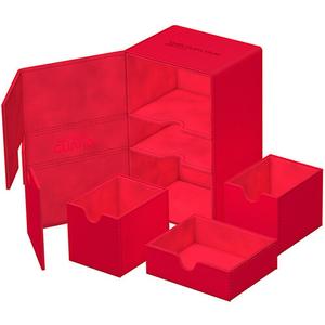 Аксессуары Ultimate Guard Twin Flip'n'Tray 160+ Monocolor: Red