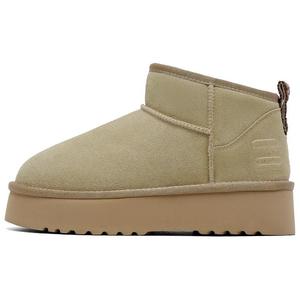 Зимние сапоги женские Camel/Milk Tea/Black ELLE, белый Tea