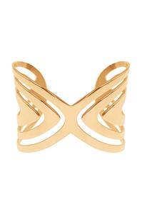 Позолоченный браслет с павлином Lilou, золотой