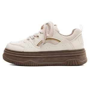 Кеды, скейтборд обувь женская низкая Light Coffee Huanqiu, цвет Light Coffee