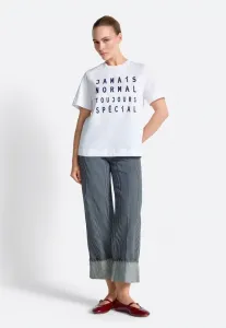 Футболка с принтом Rich & Royal, White