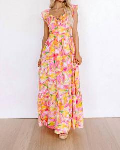 Платье макси Summer Sensation розового цвета entro