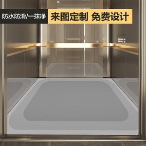 Budis Ковер 100х160 см из ПВХ под кожу для лифта, моющийся, с местом для логотипа