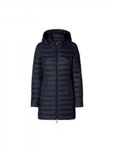 Стеганое пальто Carol темно-синего цвета SAVE THE DUCK