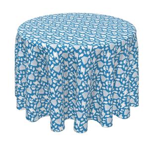 Круглая скатерть, 100% полиэстер, круглая 70 дюймов, праздник Кидуш