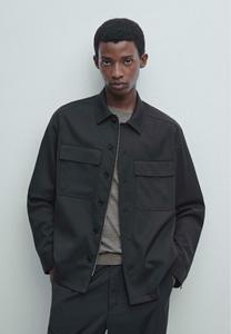 Куртка Massimo Dutti ZIPPED WITH BUTTONS, Dark Blue