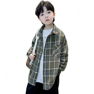 Рубашка с лацканами Grade School Casual Shirts Lapel Moderate EASTERN CAMEL, зеленый
