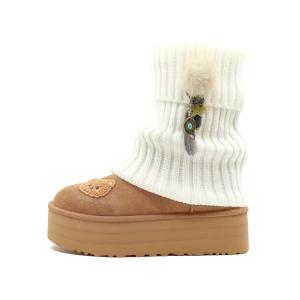 Термические короткие снегоступы женские chestnut UGG, коричневый
