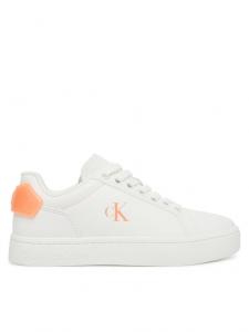 Кроссовки Classic Cupsole Ru Patch Lth Wn YW0YW01845 Calvin Klein Jeans, белый