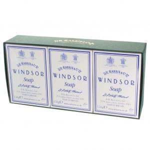 Мыло для рук windsor bath soap box of 3 Dr Harris, вес 3x150 гр.