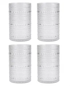 Стаканы Orbetto для холодных напитков на открытом воздухе, 13 унций, набор из 4 шт. Fortessa, clear