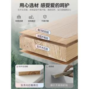 Письменный стол Naijia с перфорированной панелью и полкой, для учебы и компьютера, из экологичной доски