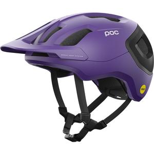 Шлем POC Axion Race Mips POC, Sapphire Purple/Uranium Black Metallic/Matte
