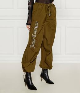 Брюки Juicy Couture cargo AYLA Oversize fit, оливково-зеленый