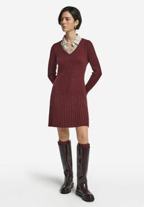 Платье Falconeri V-NECK, Red/Dark Red