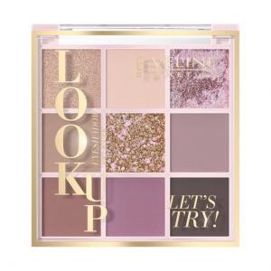 Палетка из 9 теней для век, 10,8 г Eveline Cosmetics, Look Up Let's Try, коричневый