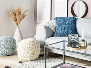 Декоративные подушки набор из 2-х штук Beliani, синий