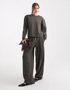 Спортивные брюки цвета стираный хаки Asos Design