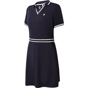 Платье с короткими рукавами женское королевского синего цвета Fila