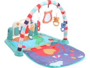 Обучающий игровой коврик со звуком фортепиано, погремушка для малышей, детей BIGTOYS