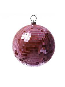 Satisfire Зеркальный шар, диско-шар, диаметр: 20 см, светло-розовый