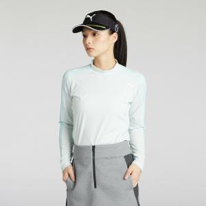 Женская рубашка для гольфа PF Tech Line 3D с высоким воротником и длинными рукавами