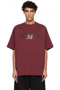 Casablanca Футболка оверсайз с логотипом «Красный камешек»