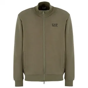 Толстовка EA7 EMPORIO ARMANI 8NPM36_PJVTZ full zip, зеленый