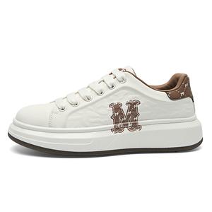 Мужские кроссовки, легкие, дышащие, увеличивающие рост, низкие, повседневные, для скейтбординга FAIRWHALE, Beige Brown