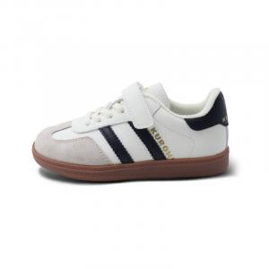 Детские дышащие противоскользящие скейтерские кеды Hello Kitty, бежевый